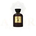 A dark brown bottle of mpf Vanilla & Tobacco Eau de Parfum with a black cap and a gold label, centered on a white background with a faint watermark.