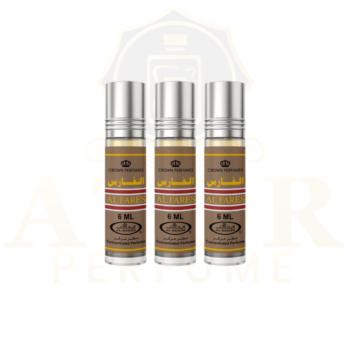 Al Fares by Al-Rehab Crown Perfumes – 6ml Concentrated Arabian Perfume Oil (Attar) - Ator Perfume