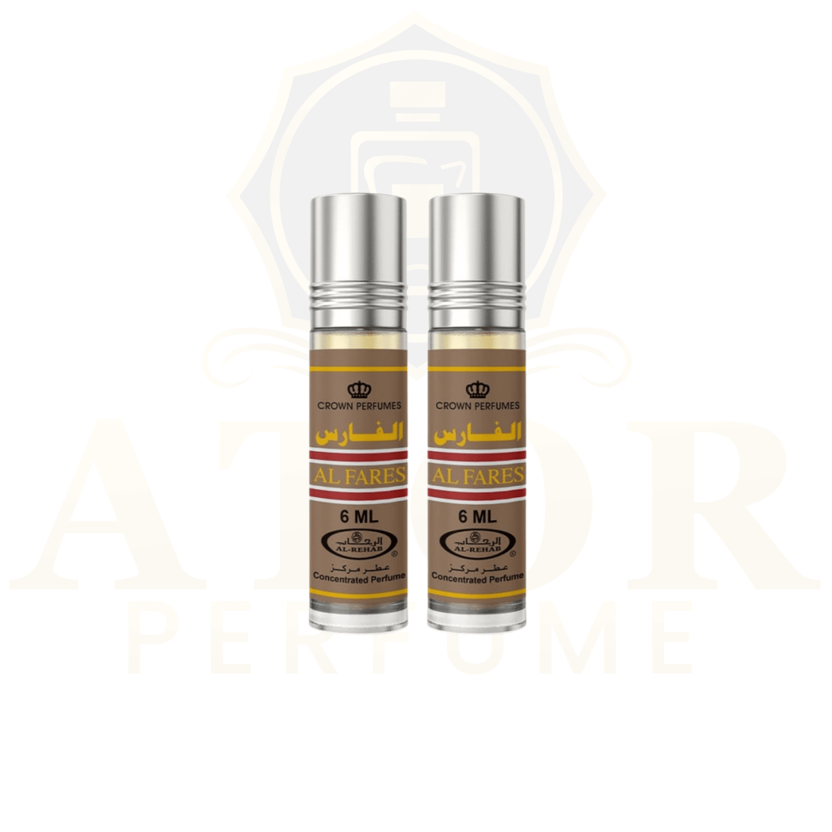 Al Fares by Al-Rehab Crown Perfumes – 6ml Concentrated Arabian Perfume Oil (Attar) - Ator Perfume