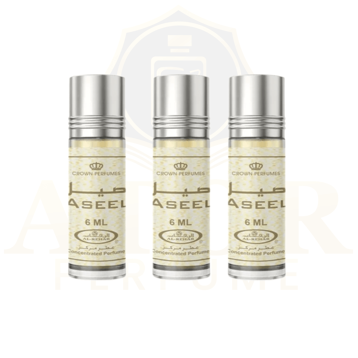 Aseel by Al-Rehab Crown Perfumes – Luxury Arabian Fragrance (6ml Oil & 35ml Spray) - Ator Perfume