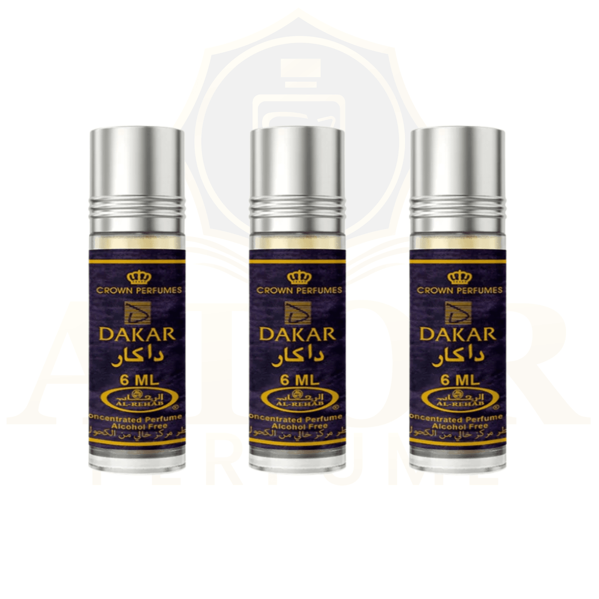 Dakar by Al-Rehab Crown Perfumes – 6ml Concentrated Arabian Perfume Oil (Attar) - Ator Perfume
