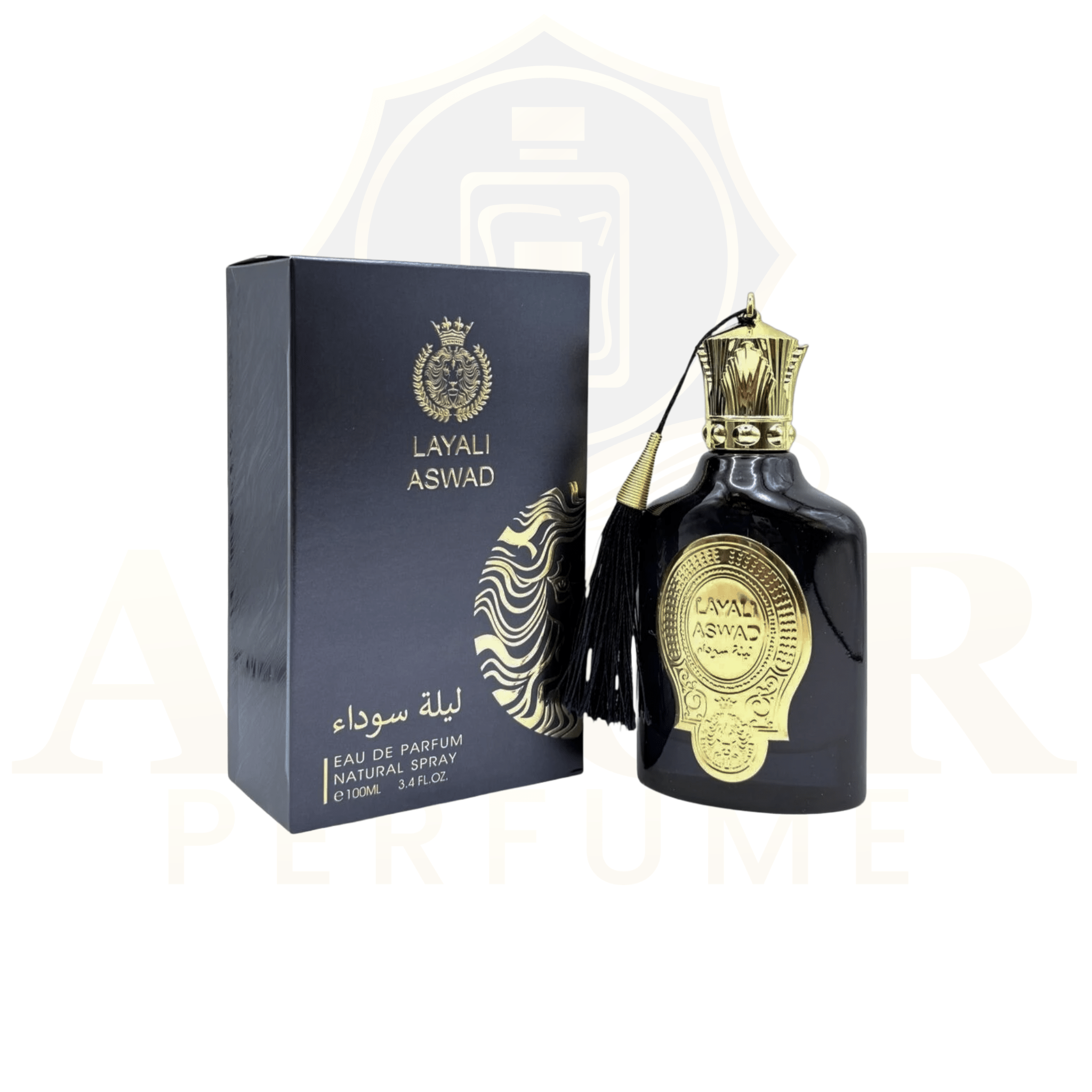 Layali Aswad by Saffron 100ml Unisex Perfume - Ator Perfume