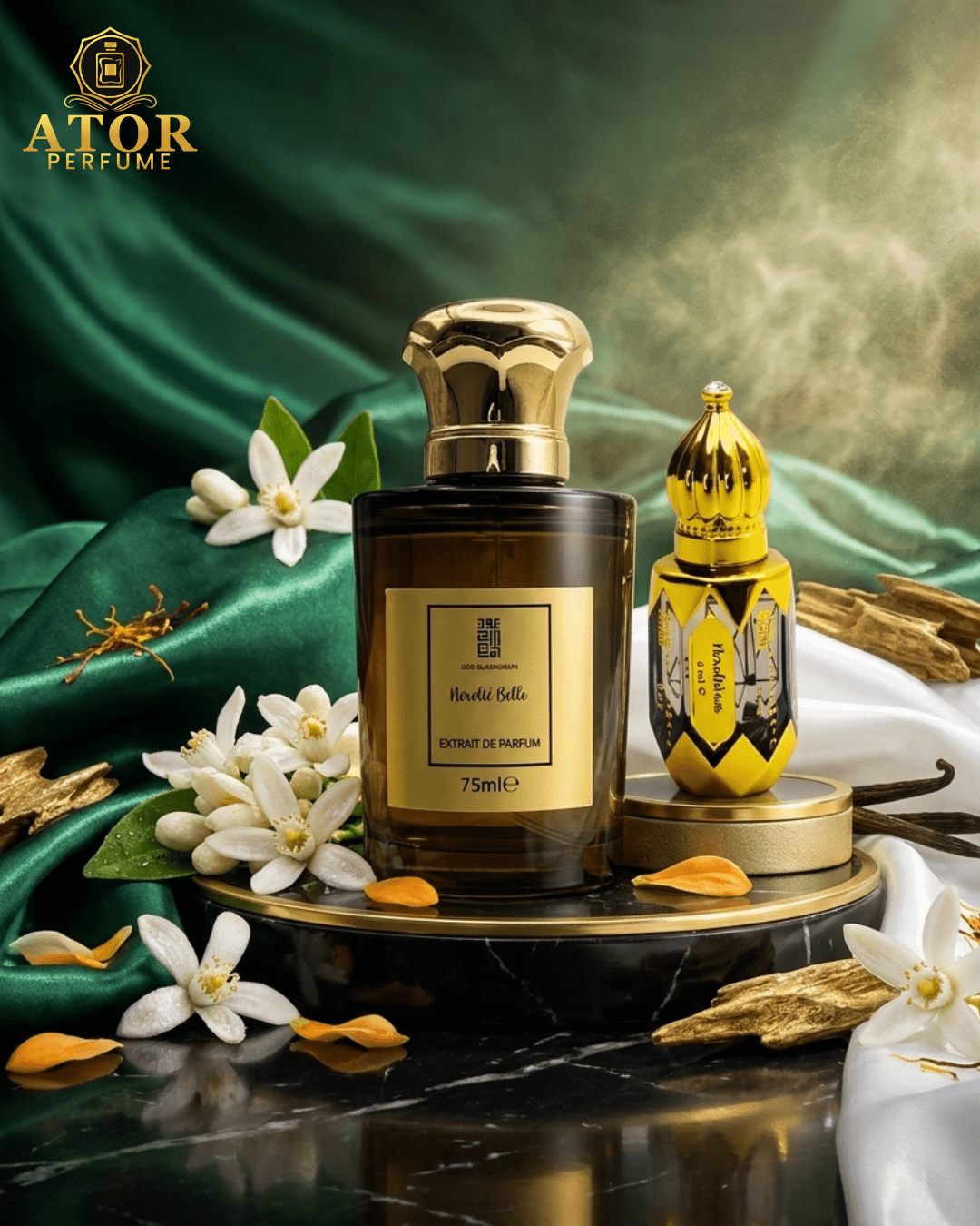 Oud Nerolie Belle by Oud Al Haramain – Premium Womens Fragrance (6ml / 75ml) - Ator Perfume