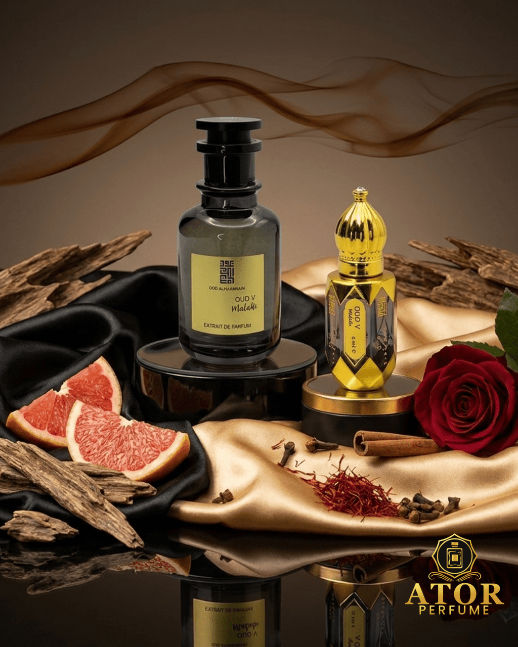Oud V Malaki by Oud Al Haramain – Premium Unisex Fragrance (6ml / 100ml) - Ator Perfume