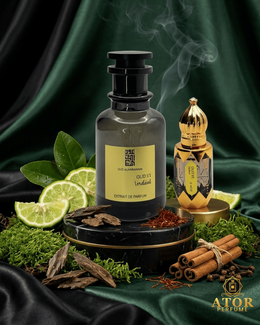 Oud VI Verdant by Oud Al Haramain – Premium Unisex Fragrance (6ml / 100ml) - Ator Perfume